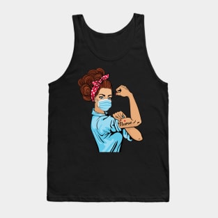 Womens Nurse Strong Unbreakable Nursing Gift Tank Top